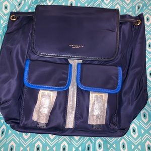 Tory Burch Perry Nylon Color Block Backpack